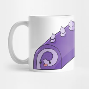 Kawaii Ube Roll Cake Purple Yam Filipino Food Mug